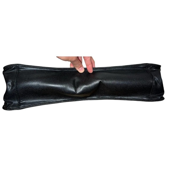 Women’s Black Embroidered MOD style Handbag‎ - Picture 5 of 8